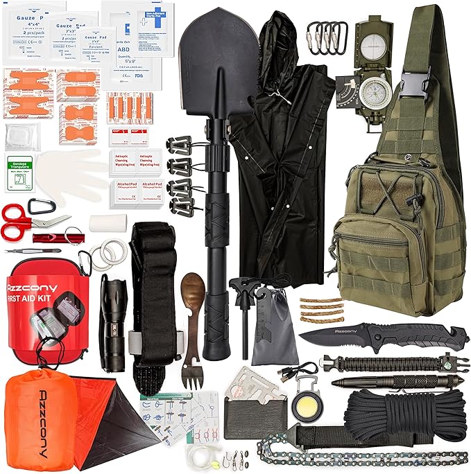 Emergency 250 Survival Kit Backpack